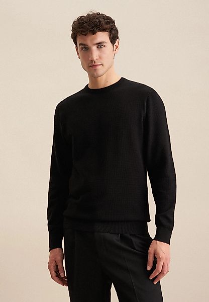 seidensticker Strickpullover "Schwarze Rose", Rundhals günstig online kaufen