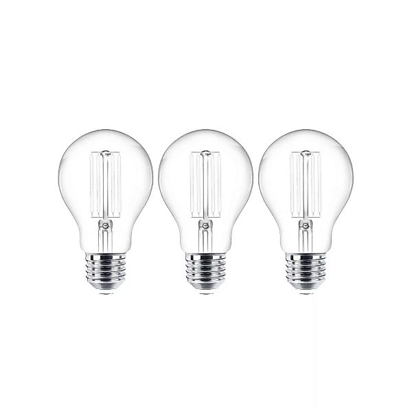 LED-Leuchtmittel Filament E27 klar 4W 2700K 470lm 3er-Set günstig online kaufen