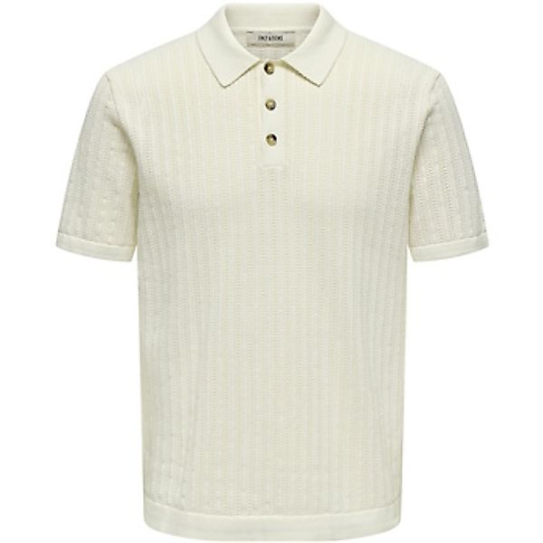 Only & Sons   Poloshirt Poloshirt MOON Strickshirt mit Polokragen günstig online kaufen