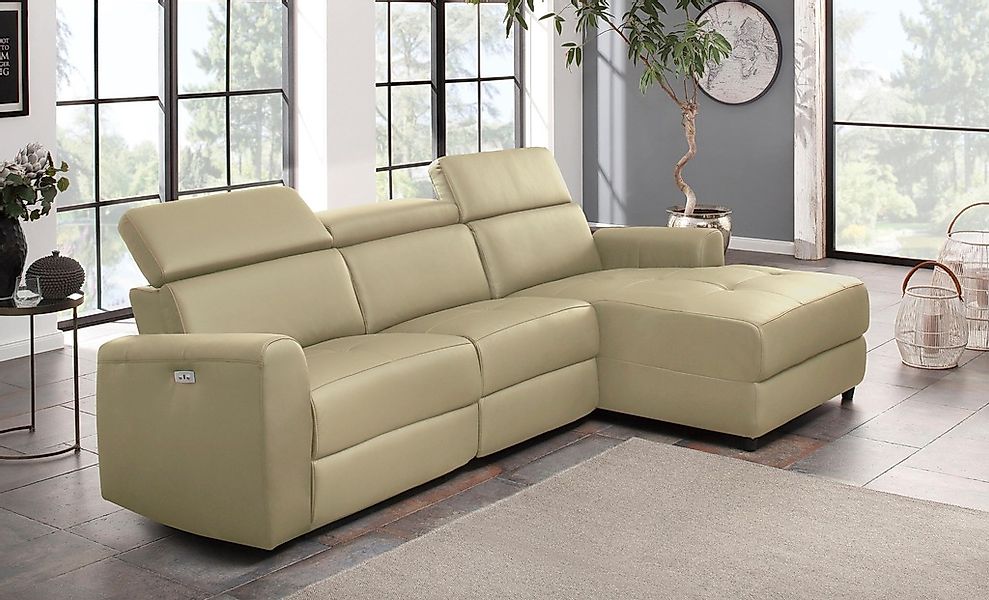 Home affaire Ecksofa "Sentrano, L-Form,", 275 cm, man. o. elektr. Relaxfunk günstig online kaufen