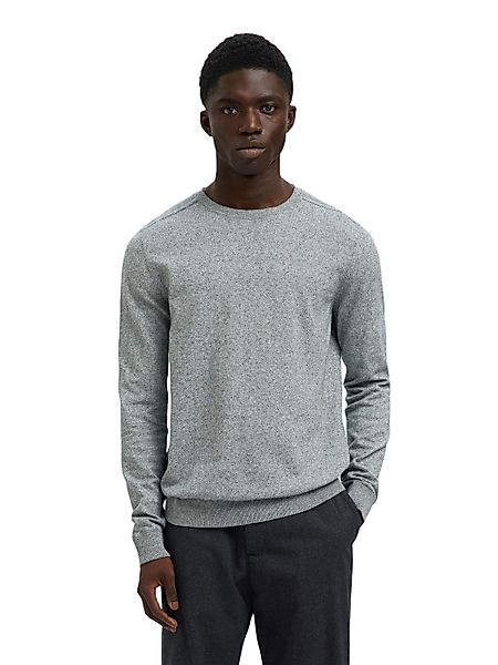 Selected Herren Rundhals Pullover SLHBERG CREW NECK B günstig online kaufen