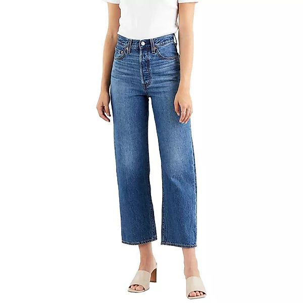 Levi's – Ribcage – Knöchellange Jeans mit gerade geschnittenen Hosenbeinen günstig online kaufen