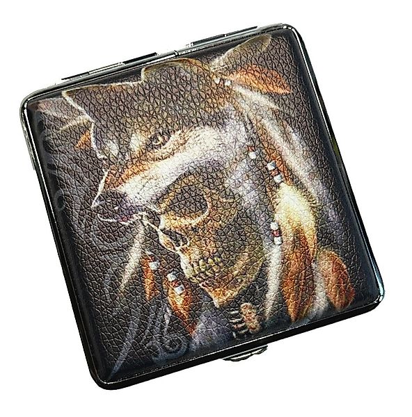 Westernlifestyle Aufbewahrungsbox Zigarettenetui Wolf Adler günstig online kaufen