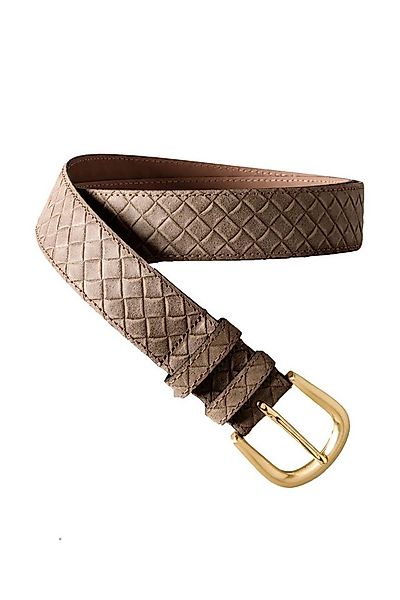 Next Flechtgürtel Premium Gürtel aus italienischem Veloursleder (1-St) günstig online kaufen