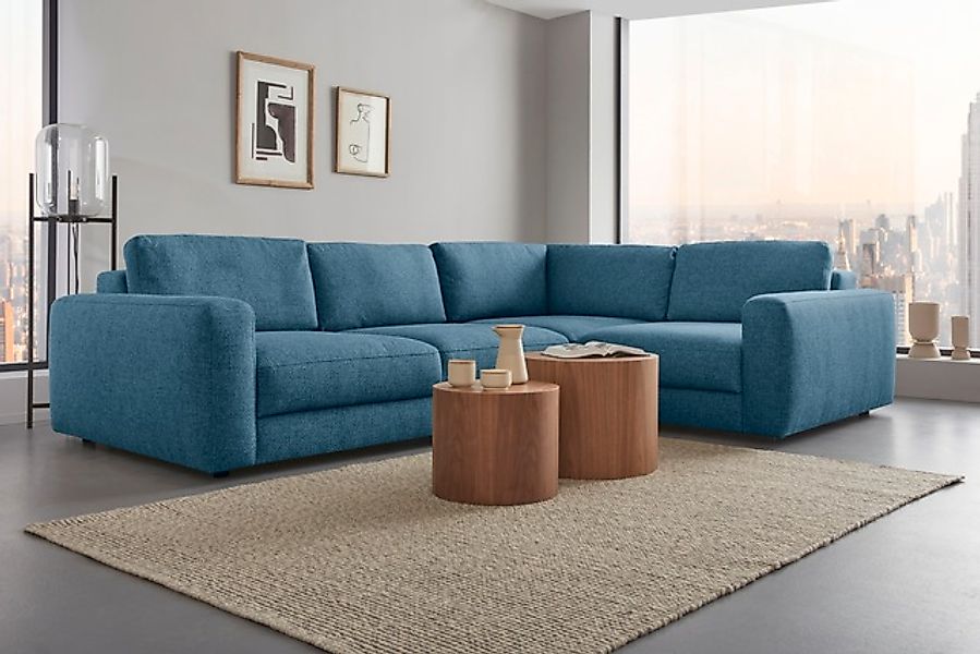 PLACES OF STYLE Ecksofa »Bloomfield, Breite 304cm, Mega Polsterecke mit vie günstig online kaufen