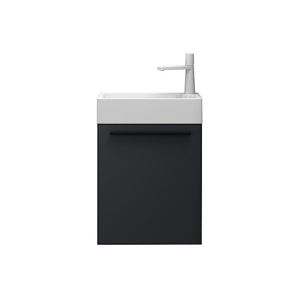 doporro Badezimmer-Set Badmöbel-Set Gäste WC Waschbecken günstig online kaufen