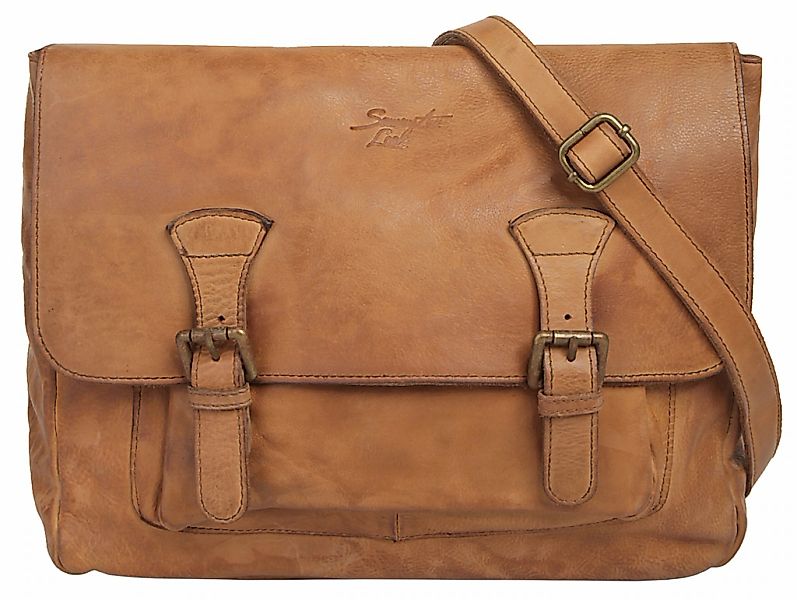 Samantha Look Umhängetasche "SATCHEL" echt Leder, Made in Italy günstig online kaufen
