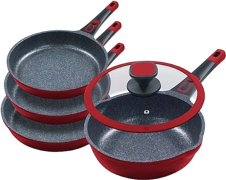 KING Pfannen-Set »Moonscape«, Aluminiumguss, (Set, 5 tlg., je 1 Pfanne Ø 20 günstig online kaufen