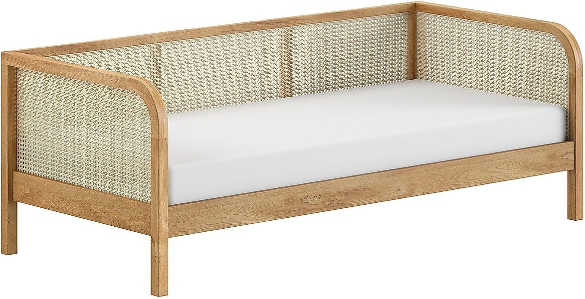 Home affaire Bett Olive, mit Eiche günstig online kaufen