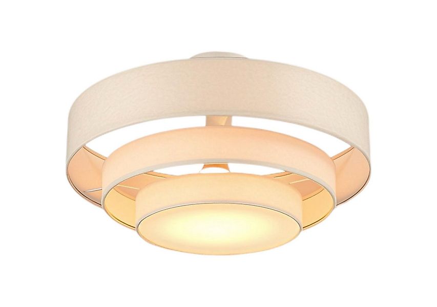 STANBOW Deckenleuchte Deckenlampe Einziehbarer Lampenschirm,Beige Triple Ve günstig online kaufen