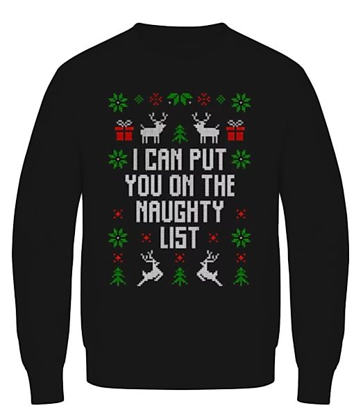 I Can Put You On The Naugthy List · Männer Pullover günstig online kaufen