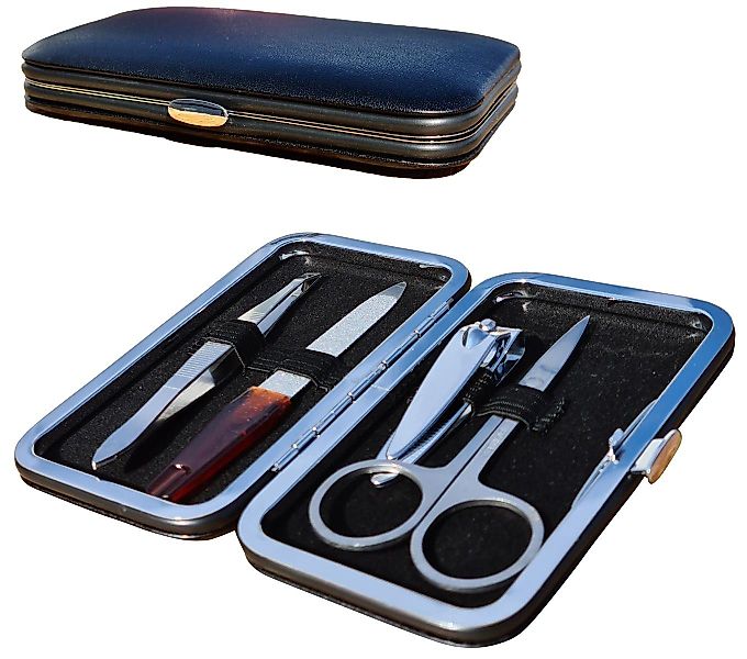Elina Med Maniküre-Etui Nagel Manikürset 5tlg mit Edelstahlschere, 5 tlg., günstig online kaufen