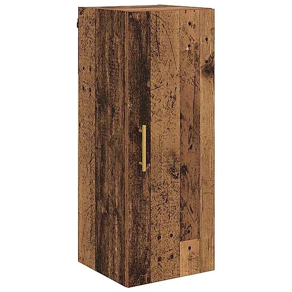 vidaXL Wandschrank Altholz 34,5 x 34 x 90 cm Holzwerkstoff 882604 günstig online kaufen
