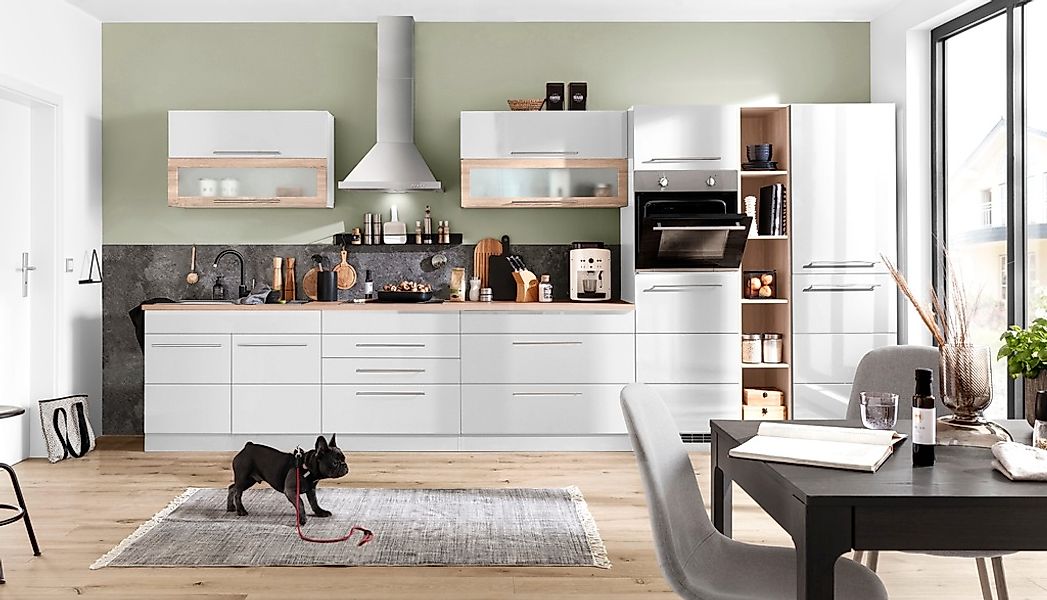 KOCHSTATION Küchenzeile »KS-Wien« Breite 430 cm, wahlweise mit E-Geräten un günstig online kaufen