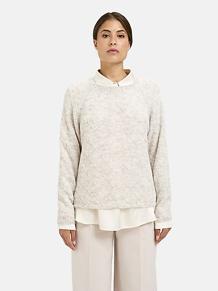 Milano Italy Rundhalspullover aus Feinstrick günstig online kaufen