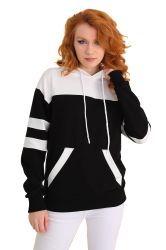 Bongual Kapuzensweatshirt Longsleeve zweifarbig Farbblock mit günstig online kaufen