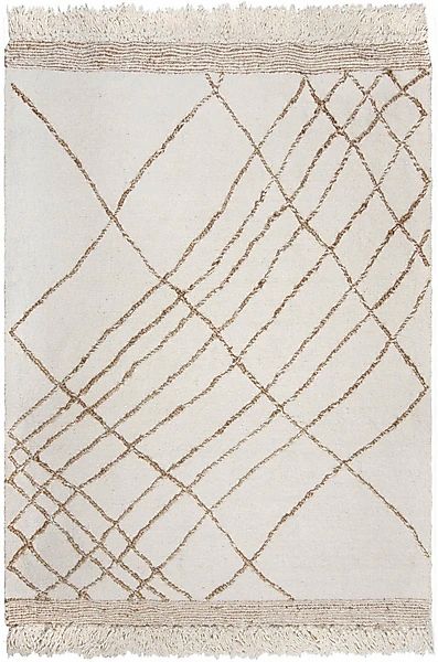 FLAIR RUGS Teppich »ASTERA«, rechteckig, 2 mm Höhe, Boucle-Effekt Hoch-Tief günstig online kaufen