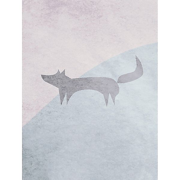 Komar Bild "Wild and Free Fox" Tiere 1 Stk. tlg. Wandbild zur Dekoration - günstig online kaufen