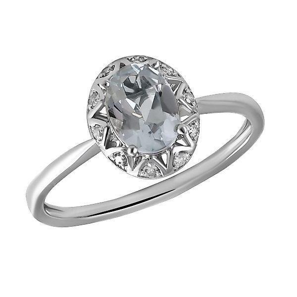 Reflexion Diamonds Goldring in 585/- Weißgold günstig online kaufen