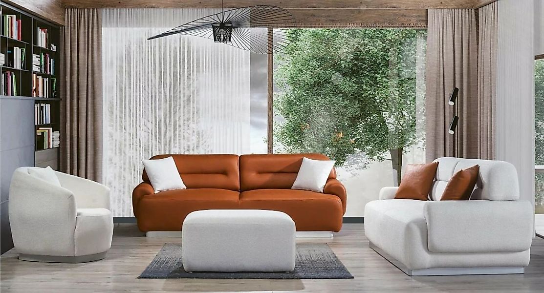 JVmoebel Sofa Gemütliche Sofagarnitur Wohnzimmer Couch Sitzpolster Garnitur günstig online kaufen