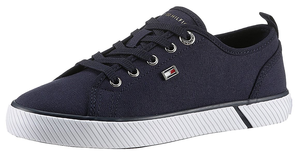 Tommy Hilfiger VULC CANVAS SNEAKER Plateausneaker, günstig online kaufen