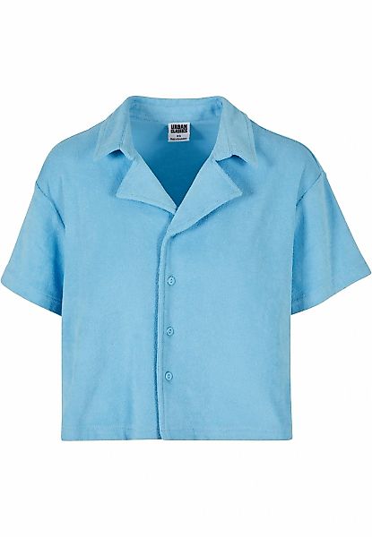 URBAN CLASSICS Langarmhemd "Urban Classics Damen Ladies Towel Resort Shirt" günstig online kaufen