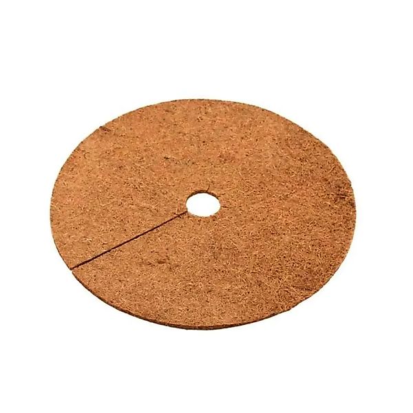 Galaflor Runde Kokosmatte für Kübelpflanzen ⌀ 25 cm Mulchscheibe Winterschu günstig online kaufen