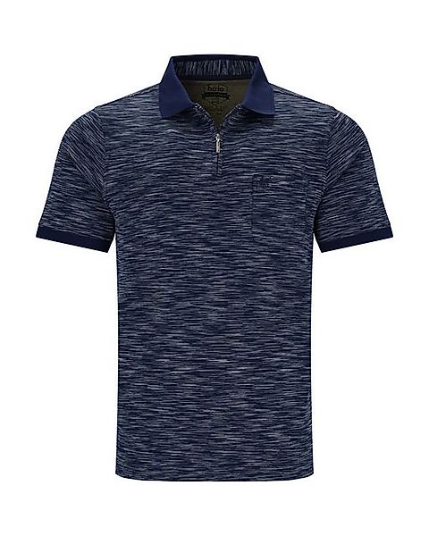 Hajo Poloshirt Jacquard-Poloshirt in soft knit-Qualität günstig online kaufen
