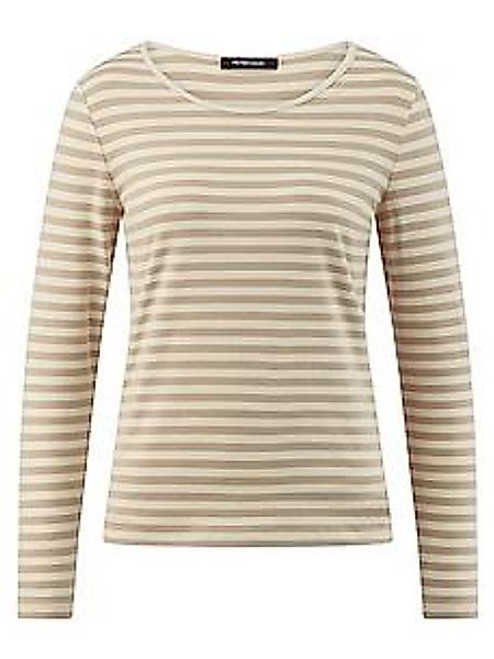 Rundhals-Shirt 1/1-Arm Peter Hahn beige günstig online kaufen