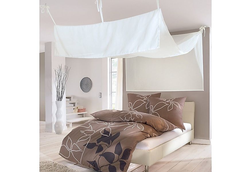 Kutti Bettvorhang Roma Betthimmel (1 St), Bindebänder, halbtransparent, rom günstig online kaufen