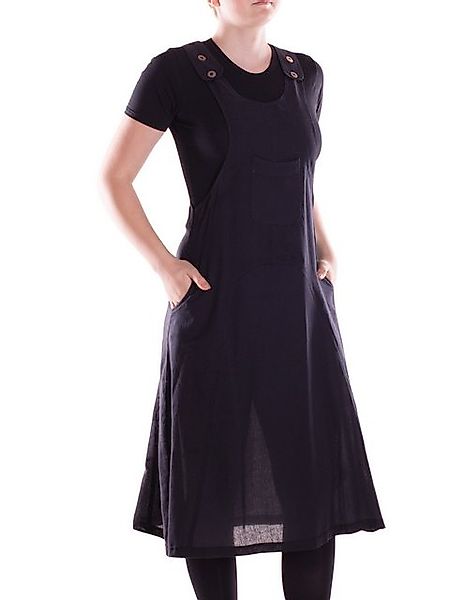 Vishes Midikleid Damen Wadenlang Kleid Baumwolle Casual Oversize Look mit T günstig online kaufen