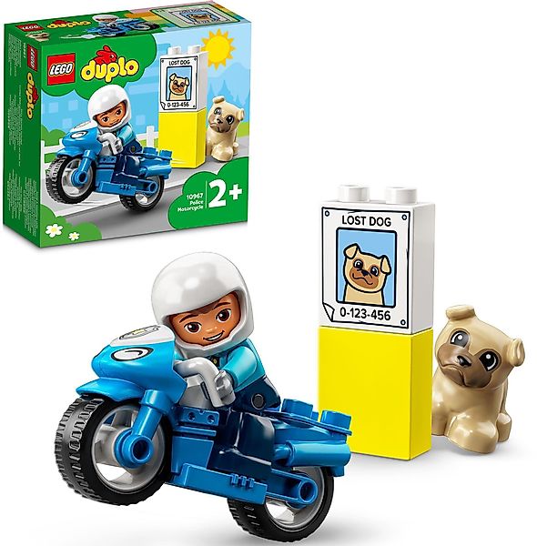 LEGO® Polizeimotorrad (10967), LEGO® DUPLO Konstruktionsspielsteine, günstig online kaufen