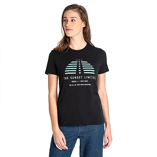 Lee Sunset Kurzärmeliges T-shirt M Black günstig online kaufen