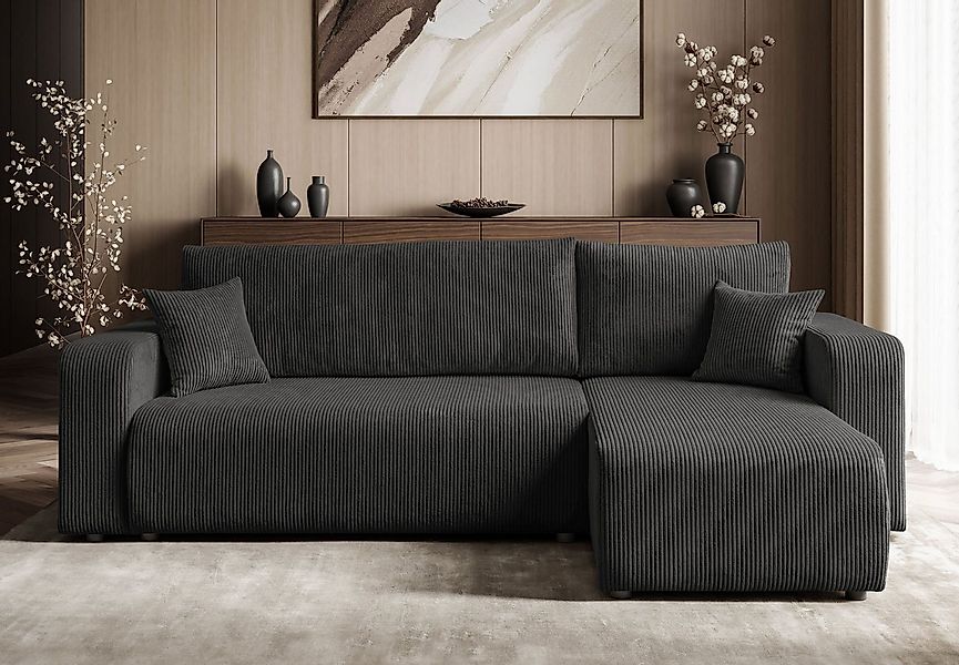 Lookway Ecksofa PRESTIGE L-Form Couch, mit Bettfunktion und Bettkasten günstig online kaufen