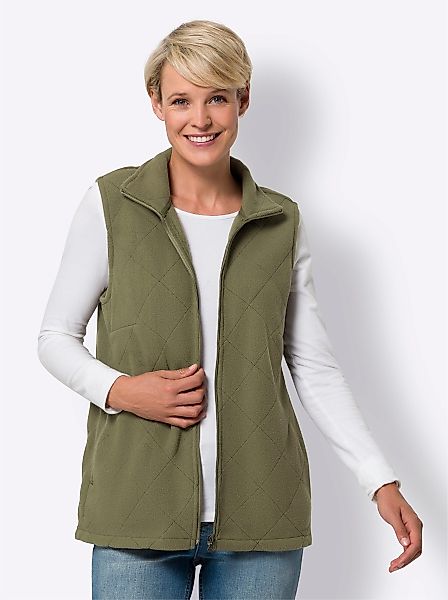 Sieh an! Fleeceweste Fleece-Weste Länge ca. günstig online kaufen