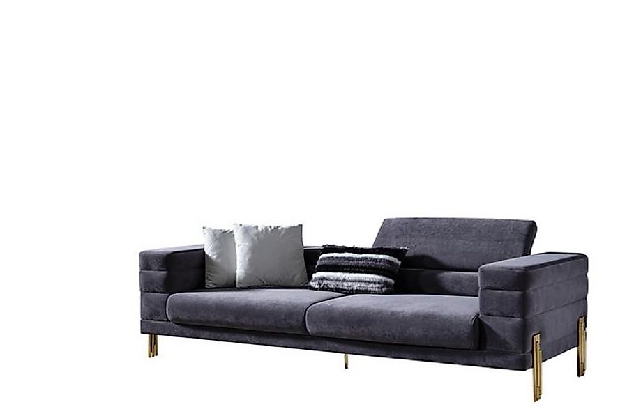 Xlmoebel Sofa Neues modernes blau gestaltetes 3+1 Sitzer Sofa Set, Hergeste günstig online kaufen