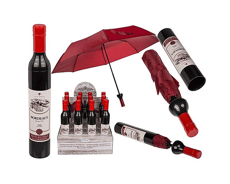 Stockregenschirm Regenschirm »Rotweinflasche«. günstig online kaufen