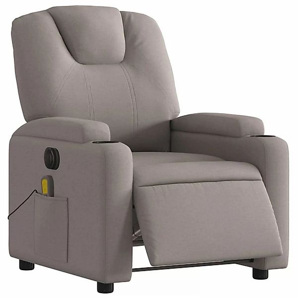 vidaXL Massagesessel Elektrisch Taupe Stoff Modell 5 günstig online kaufen