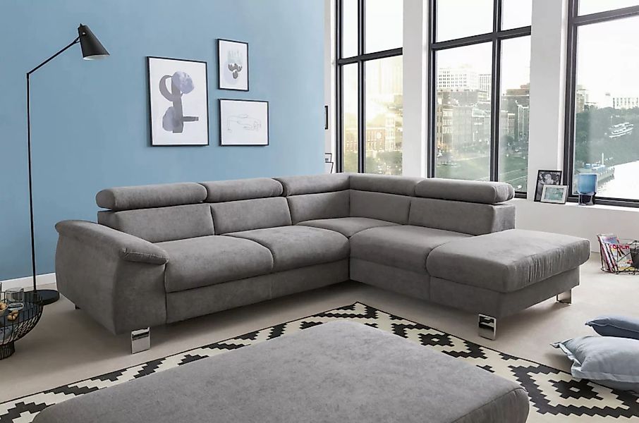 COTTA Polstergarnitur "Komaris L-Form", (Set), Set bestehend aus: Ecksofa m günstig online kaufen