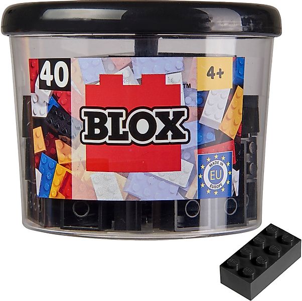 SIMBA Konstruktionsspielzeug Bausteine Blox 40 Teile 8er schwarz 104118895 günstig online kaufen