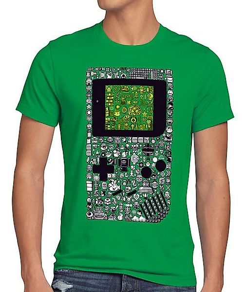 style3 T-Shirt 8Bit Gamer retro game boy snes wii luigi yoshi n64 classic günstig online kaufen