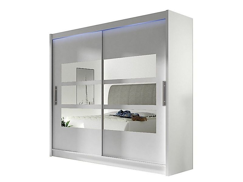 MIRJAN24 Kleiderschrank London III 180 (mit Schiebetüren, Spiegel) Garderob günstig online kaufen