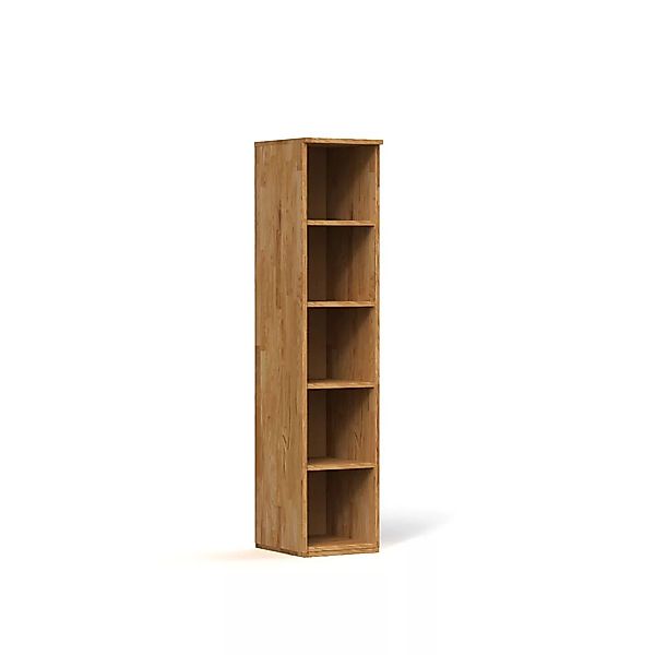 Bücherregal VENTO schmal Holz massiv günstig online kaufen