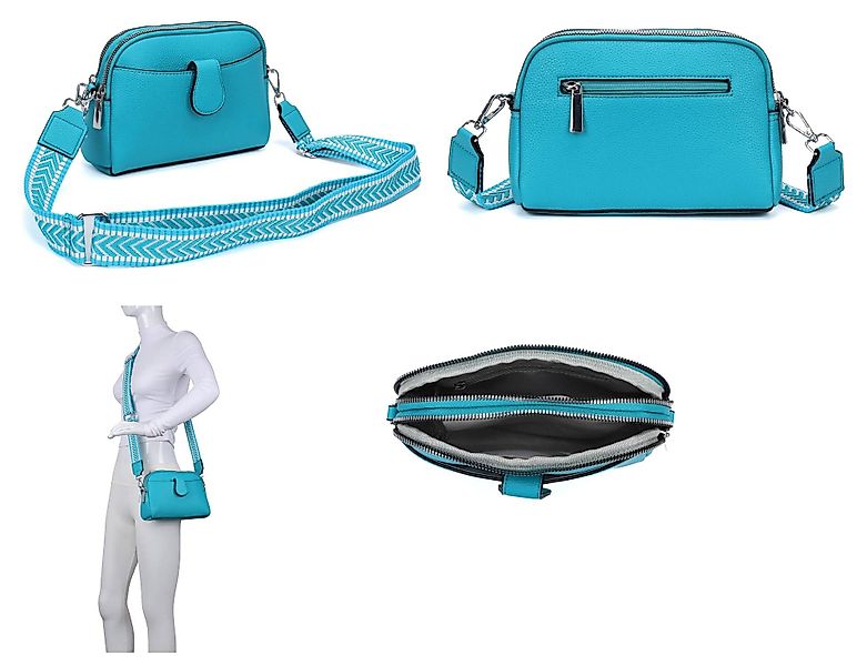 ITALYSHOP24 Schultertasche Damen Tasche Umhängetasche Handytasche günstig online kaufen