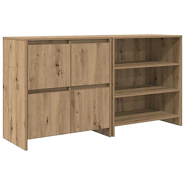 vidaXL Sideboards 2-Tlg Artisan-Eiche 70 x 41 x 75 cm Holzwerkstoff 3393302 günstig online kaufen