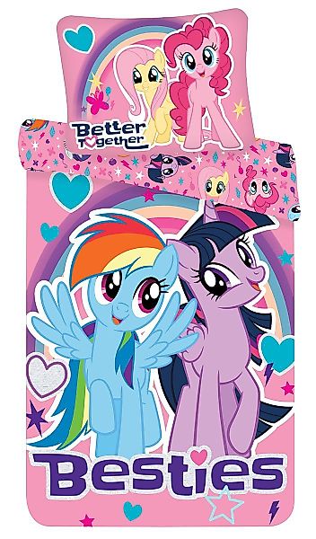 My Little Pony Kinderbettwäsche Besties, Renforcé, günstig online kaufen