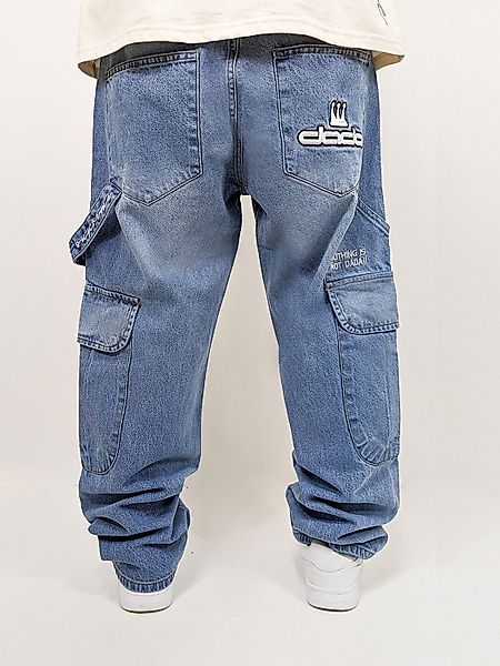 DADA Supreme Regular-fit-Jeans Baggy Cargo Denim günstig online kaufen