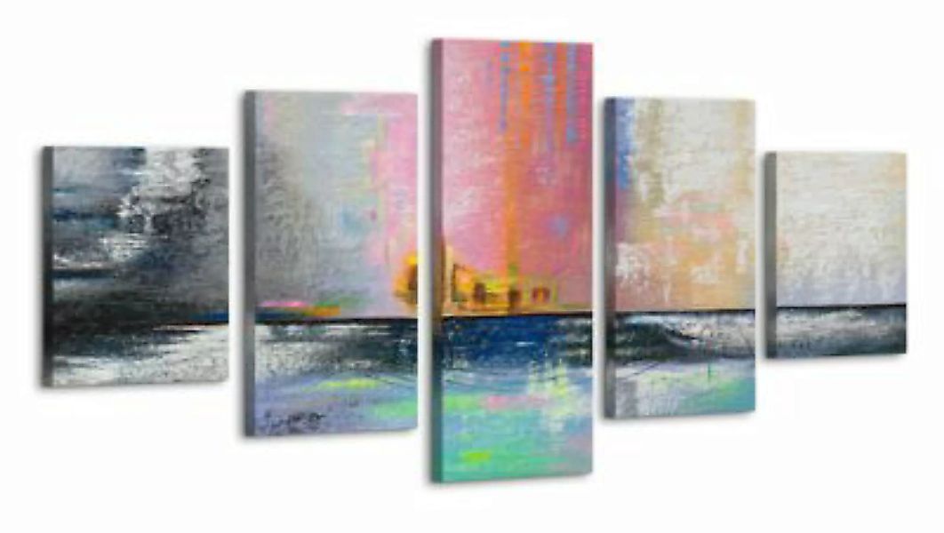 YS-Art™ "Gemälde Acryl ""Gleichgewicht III"" handgemalt auf Leinwand 160x80 günstig online kaufen