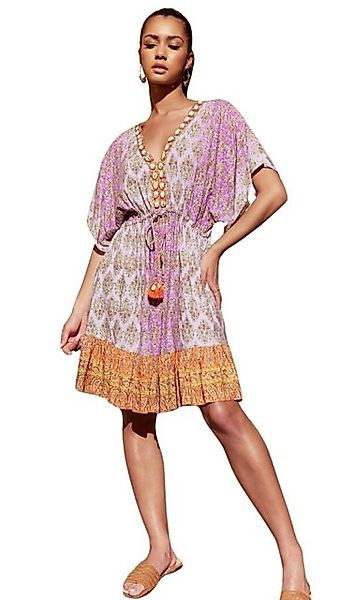 Charis Moda Tunikakleid Sommerkleid mit Muscheldetails günstig online kaufen