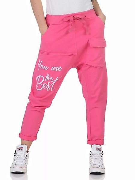 CLEO STYLE Jogger Pants Damen Jogginghose 21353 34-38 Pink günstig online kaufen